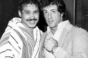 Con Sylvester Stallone.